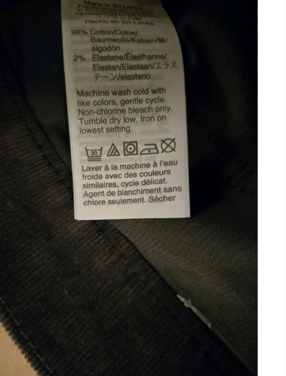 J Crew Women’s 9" High-Rise Gray Corduroy Skinny Jeans Size 27 NWT - Picture 7 of 12